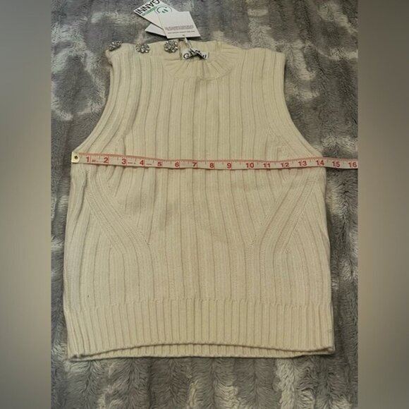 Ganni Sweater Vest Size XXS - Picture 4 of 10